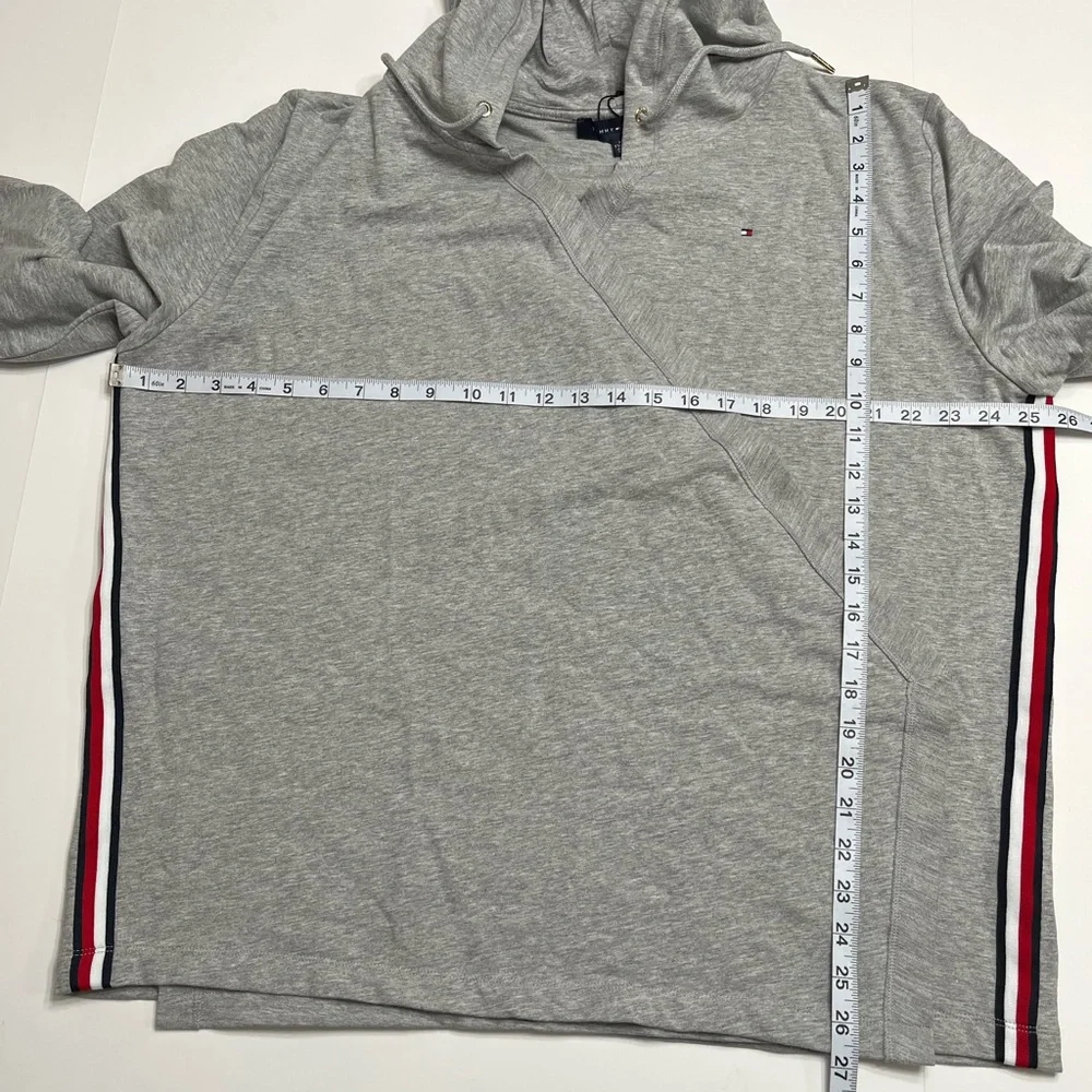 Tommy Hilfiger Women’s Gray Hooded Open Cardigan XXL EUC - Picture 9 of 15